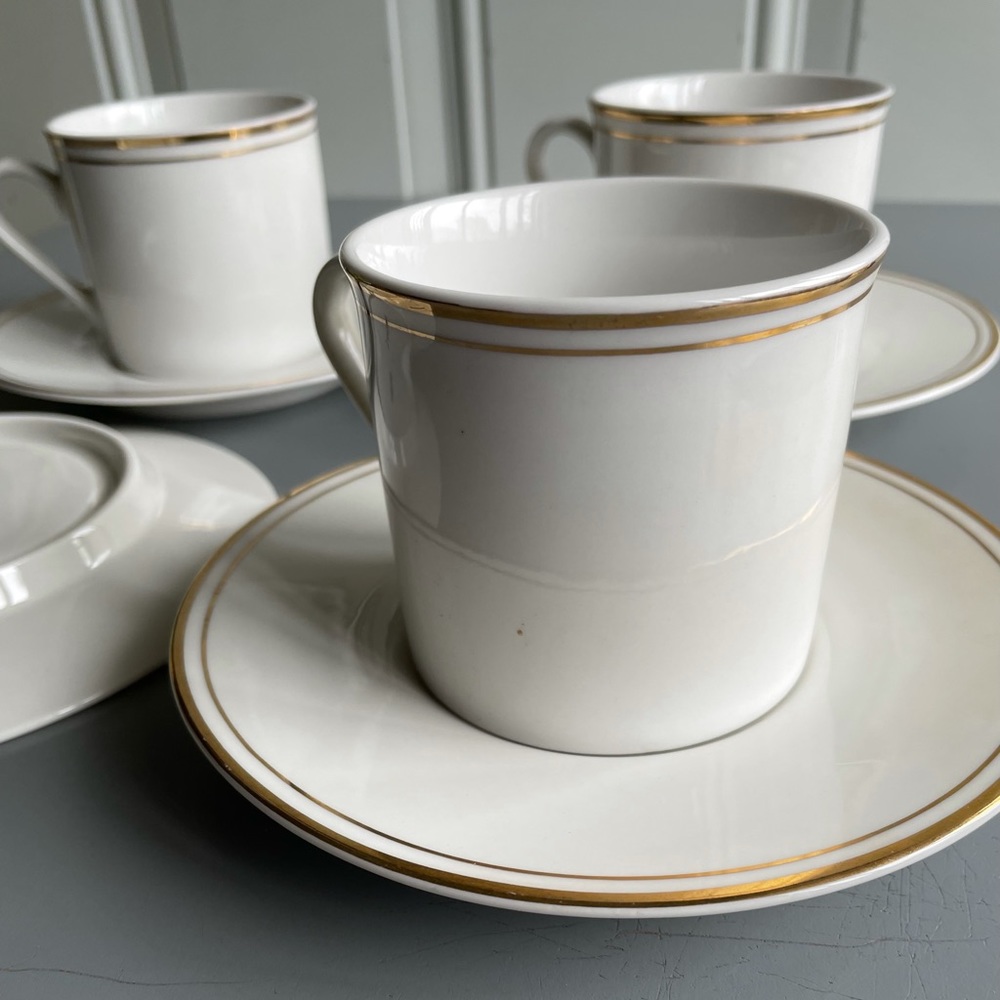 EUC World Market Tea Cup + Saucer-Set of 3 - Picture 2 of 3